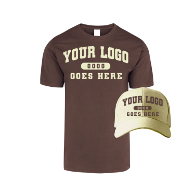 Combo C1201 Khaki / Chocolate Tee